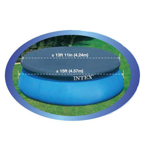 Intex Steel Frame Pool Ladder for 42” Wall Height Pools & 15’ Round Pool Cover