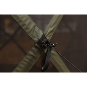 Gazelle GG601GR Pop Up Portable 8 Person Camping Gazebo Day Tent w/ Mesh Windows