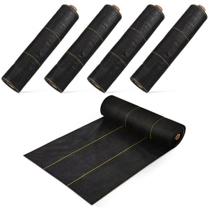 DeWitt Sunbelt 3' Wide Weed Barrier Landscape Fabric Ground Cover, 300' (5 Pack)