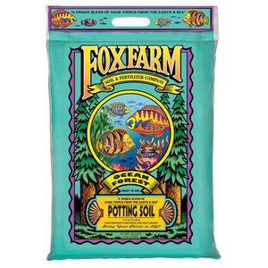 FoxFarm Ocean Forest Organic Garden Potting Soil Mix, 12 Quart Bag (12 Pack)