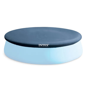 Intex 12' x 30" Metal Frame Round Swimming Pool w/ Filter Pump & 13' Pool Cover