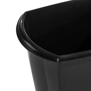 Sterilite 10529006 5.5 Gal Ultra Plastic Wastebasket Trash Can, Black (6 Pack) - TRAPSKI