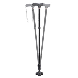 Drive Medical Flex N Go 39.5 Inch Adjustable Foldable Tripod Walking Cane, Black - TRAPSKI