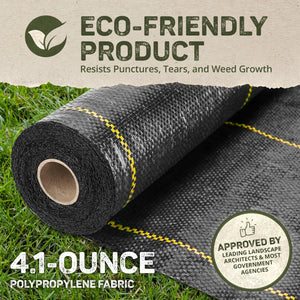 DeWitt 20 Year 4.1-Oz Home & Commercial Landscape Weed Barrier Fabric, 5x250 Ft