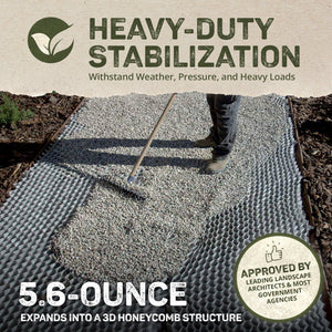 DeWitt DuPont GroundGrid Geotextile 3D Honeycomb 5.6oz Land Stabilization System - TRAPSKI