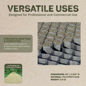 DeWitt DuPont GroundGrid Geotextile 3D Honeycomb 5.6oz Land Stabilization System - TRAPSKI