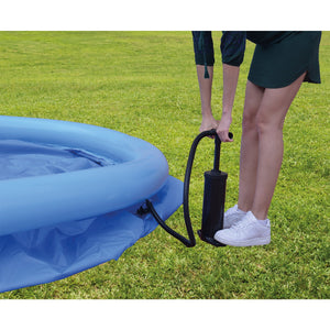 JLeisure 8 Ft Prompt Set Inflatable Pool Bundle w/ Pump, Cartridge, and Vacuum