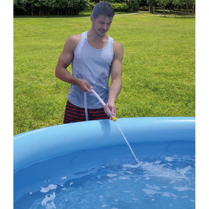 JJLeisure 8' x 25" Prompt Set Inflatable Outdoor Backyard Swimming Pool (2 Pack)
