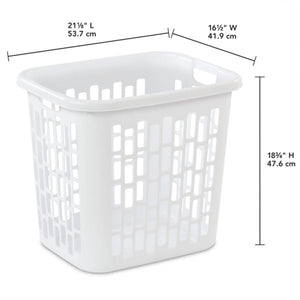 Sterilite Ultra Easy Carry Plastic Dirty Clothes Laundry Basket Hamper (4 Pack)