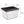 Sterilite File Box, Document Filing Storage Bin with Lid, Clear/Black, 4 Pack