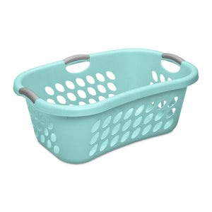 Sterilite Ultra HipHold 1.25 Bushel Plastic Stackable Laundry Basket (12 Pack)