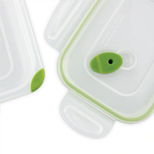 Sterilite 4.5 Cup Rectangle UltraSeal Food Storage Container, Green (24 Pack)