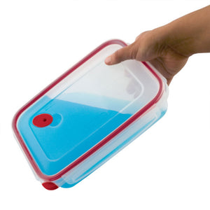 Sterilite 03426604 16 Cup Rectangle UltraSeal Food Storage Container, Red 12 Ct - TRAPSKI