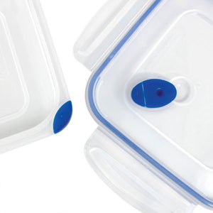 Sterilite 4.0 Cup Square Ultra-Seal Food Storage Container, Blue (6 Pack) - TRAPSKI