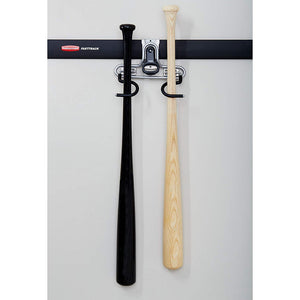 Rubbermaid FastTrack Wall S Hook 2 Handle Tool Storage Organizer Rack (2 Pack)