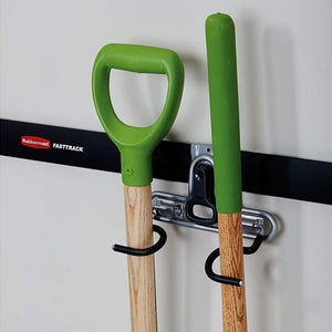 Rubbermaid FastTrack Wall S Hook 2 Handle Tool Storage Organizer Rack (6 Pack)