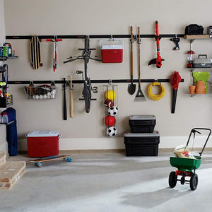 Rubbermaid FastTrack Wall S Hook 2 Handle Tool Storage Organizer Rack (6 Pack)