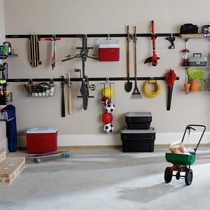 Rubbermaid FastTrack Garage Storage Vertical Hanger Wall Hook Bike Rack (4 Pack)