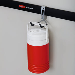 Rubbermaid 1784456 Wall Mounted Rope, Hose, Cooler Garage Storage Utility Hook