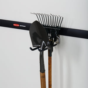 Rubbermaid 1784459 Fast Track Wall Mounted Garage Storage Utility Multi Hook