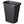 Sterilite 10539006 10 Gallon Ultra Plastic Wastebasket Trash Can, Black (6 Pack)