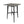 Modern Bar Height Dining Table, Rubberwood Legs and Laminate Table Top