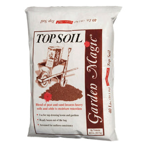 Michigan Peat Garden Magic Organic Planting Potting Top Soil Blend, 40 Pound Bag