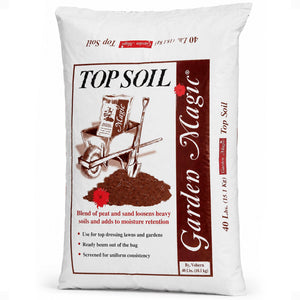 Michigan Peat Garden Magic Organic Planting Potting Top Soil Blend, 40 Pound Bag