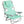 Ostrich The Heavy-Duty Backpacker Portable Reclining Beach Camping Chair, Teal