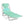 Ostrich The Ladies Comfort Lounger, Foldable Beach Pool Tanning Chair, Teal