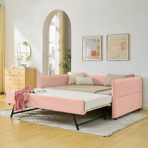 Upholstered Daybed With Pop Up Trundle