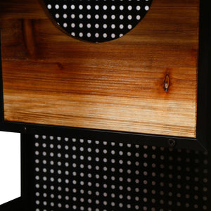 Modern Spacious Cat House Black + Brown