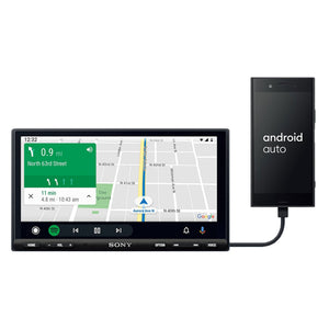 Sony 6.95 Inch Double DIN Touch Screen LCD Media Bluetooth Stereo Radio Receiver - TRAPSKI
