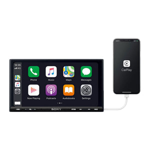 Sony 6.95 Inch Double DIN Touch Screen LCD Media Bluetooth Stereo Radio Receiver - TRAPSKI