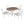Dining Set With Extendable Round Table And 4 Upholstered Chairs