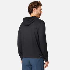 Men's Sueded Pique Microtech® Long Sleeve Hoodie