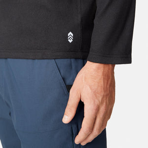 Men's Sueded Pique Microtech® Long Sleeve Hoodie
