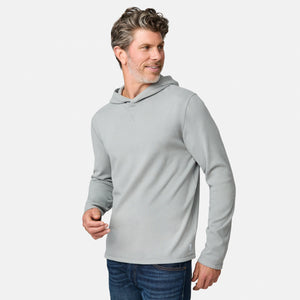 Men's Sueded Pique Microtech® Long Sleeve Hoodie