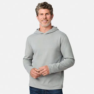 Men's Sueded Pique Microtech® Long Sleeve Hoodie