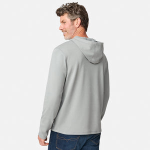 Men's Sueded Pique Microtech® Long Sleeve Hoodie