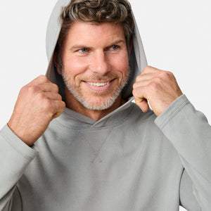 Men's Sueded Pique Microtech® Long Sleeve Hoodie