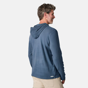 Men's Sueded Pique Microtech® Long Sleeve Hoodie