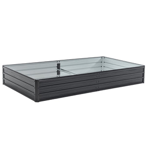 Galvanized Raised Garden Beds Outdoor 8×4×1 ft Planter