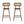 Bari Indoor Wood Barstool (Set of 2)