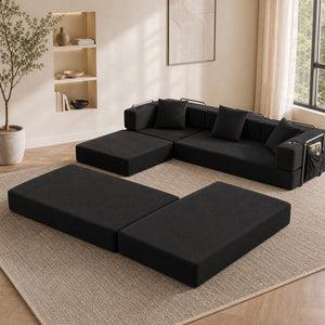 108" Modular Sectional Sofa with L-Shape Chaise