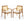 Preston Outdoor Dining Chair With Cushion Set of 2 - Teak / Beige