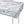 Tigress Printed Faux Marble Top Writing Desk - White