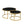 Modern Faux Leather Nesting Round Coffee Table Set of 2