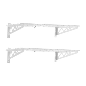18" x 36" Wall Shelves (Two Pack with Hooks) - TRAPSKI