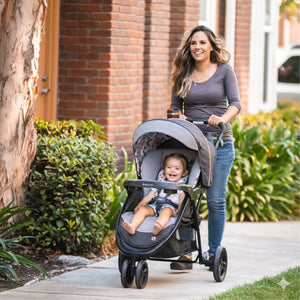 Baby Trend Sky View Plus Folding Infant Carseat Stroller Travel System, Bluebell